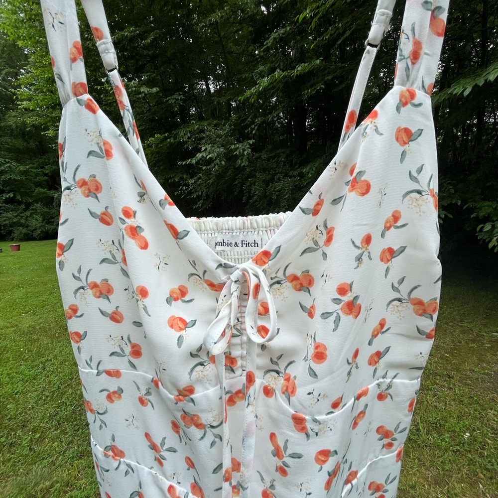 Abercrombie & Fitch Peach Dress Size Small - Picture 5 of 5